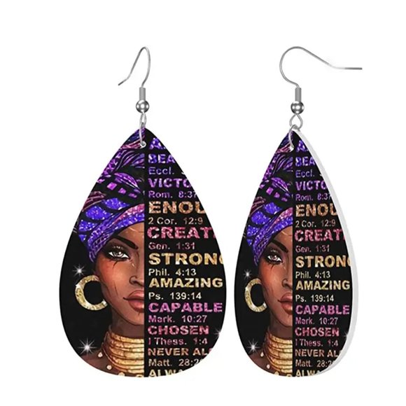 BOGO 50% Off Teardrop Dangle Retro Elegant Vintage Style Earrings - Picture 3 of 11